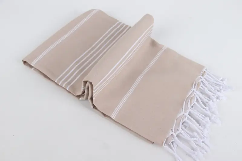 Bridesmaid Gifts, Unique Gift, Beach Wedding Favor, Bachelorette Party Gift, Handwoven Turkish Towel, Bachelorette Gifts, 70x40 Cotton Striped Towel - 6