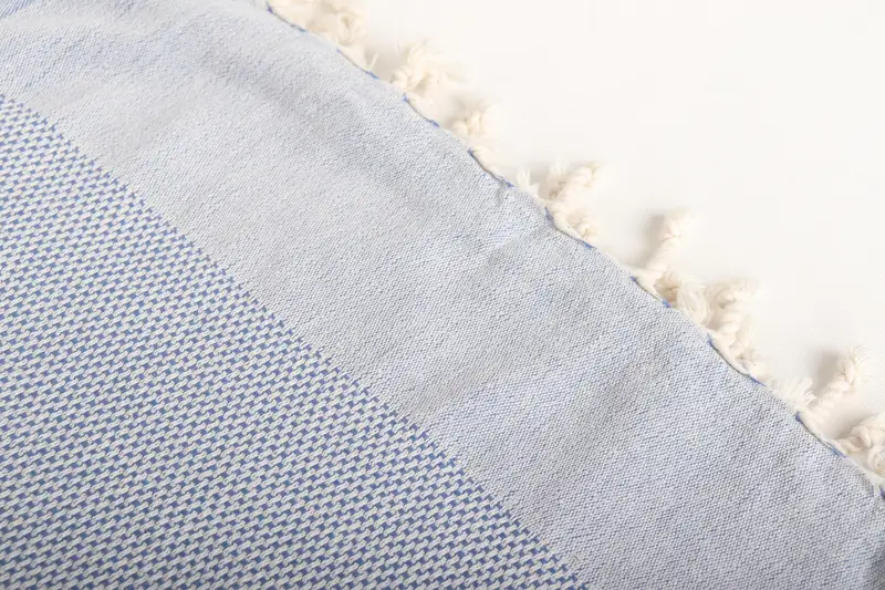 70x40 Cotton Geometric Towel, Beach Towel Gift, Organic Cotton Towel, Peshtemal Towel USA, Best Friend Gift, Embroidered Towel, Xmas Gifts - 6