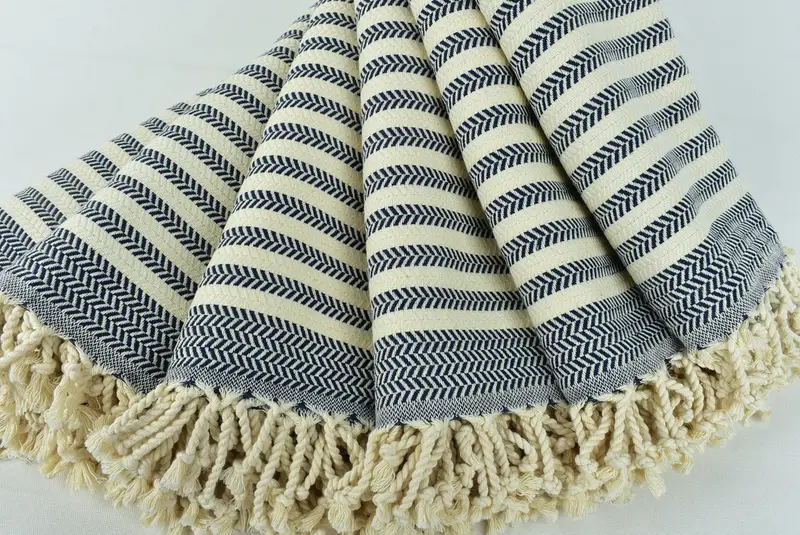 Sand-resistant towel, Turkish Beach Towel Bulk, Baby Boy Gift, Personalized Bridesmaid Gift, 70x40 Cotton Chevron Towel, Bachelorette Party Gifts - 4