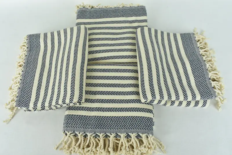 Sand-resistant towel, Turkish Beach Towel Bulk, Baby Boy Gift, Personalized Bridesmaid Gift, 70x40 Cotton Chevron Towel, Bachelorette Party Gifts - 6