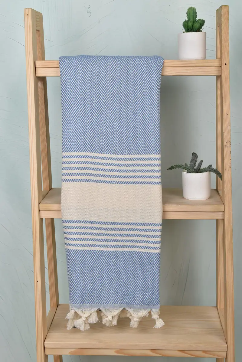 Bridal Party Gifts, Bath towel, Organic Towel, 70x40 Cotton Striped Towel, Gift For Him, Summer Gift, Scarf Towel, Personalized Turkish Beach Towel - 8