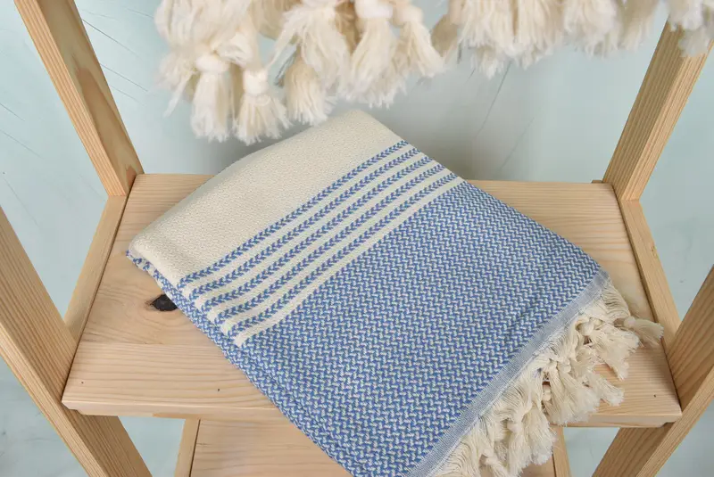 Bridal Party Gifts, Bath towel, Organic Towel, 70x40 Cotton Striped Towel, Gift For Him, Summer Gift, Scarf Towel, Personalized Turkish Beach Towel - 5
