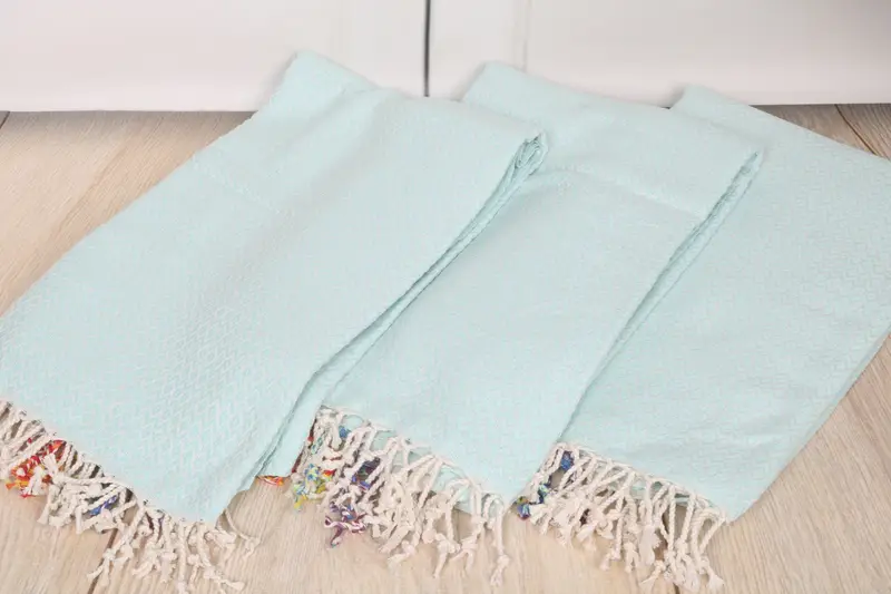 Peshtemal beach towel with unique design, Quick-dry peshtemal, Custom Beach Towel, Travel towel, 70x40 Cotton Diamond Towel, Bridal Shower Gifts - 6