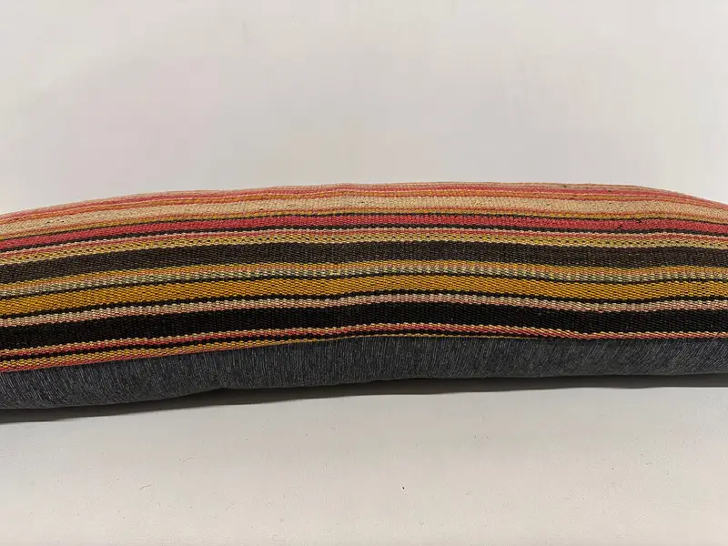 Home Decor Pillow, Kilim Pillow Cover, 12x36 Red Pillow, Neutral Throw Cushion Case, Interior Designer Pillow, Cushion Cover - 5