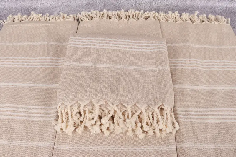Family Gift Basket, Soft towel, Home Gift, Cancun Bachelorette Party Gift Ideas, 70x40 Cotton Striped Towel, Cotton towel, Scarf Towel, Gift For Her - 4