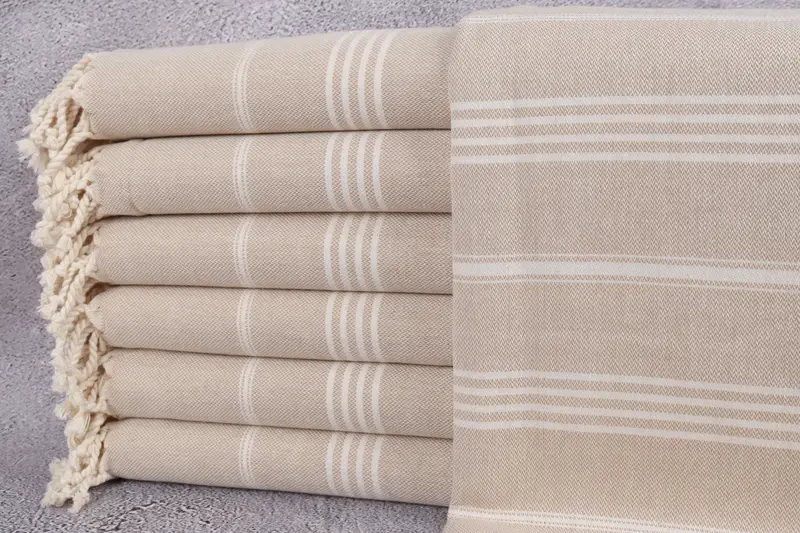 Family Gift Basket, Soft towel, Home Gift, Cancun Bachelorette Party Gift Ideas, 70x40 Cotton Striped Towel, Cotton towel, Scarf Towel, Gift For Her - 1