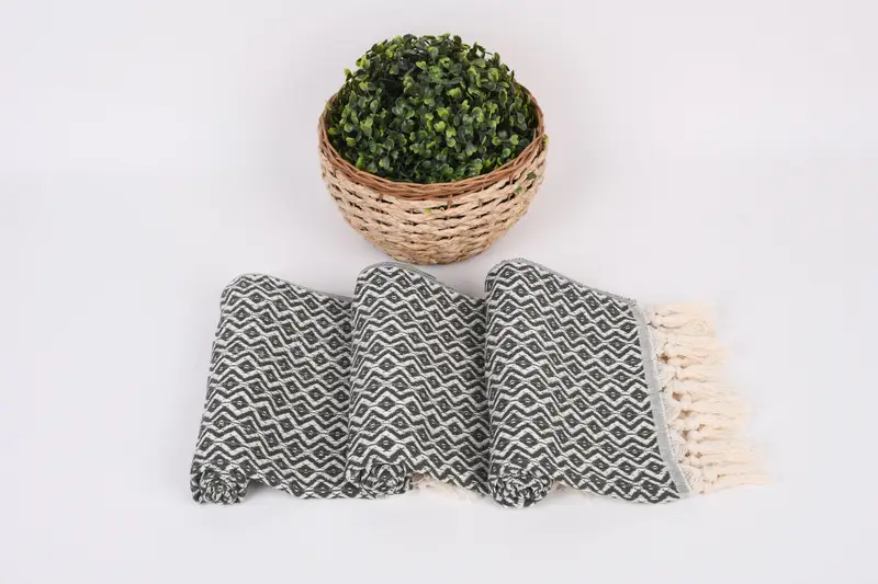 Spa havlu, küçük havlu, monogram el havlu, 36x18 pamuklu elmas havlu, tatil havlu, onun için hediye, banyo havlu, kişiselleştirilmiş hediye - 8