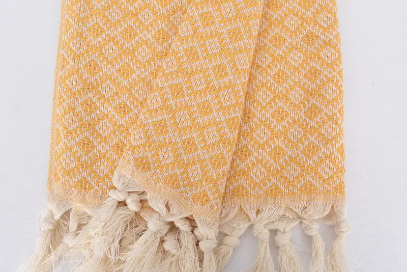 Small Bath Towels, Bridal Shower Gifts, Organic Tea Towel, Turkish Hand Towel, Personalized Gift, Summer Gift, 38x20 Cotton Diamond Towel - 8