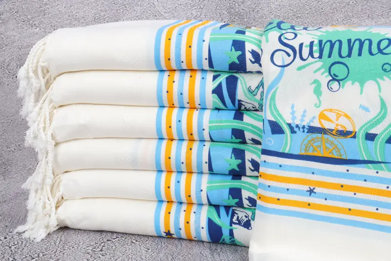 Gift For Boyfriend, Bridesmaid Gift, Bachelorette Party Decorations, Guest Towel, Personalized Gifts, 70x40 Cotton Summer Patterned Towel - 2