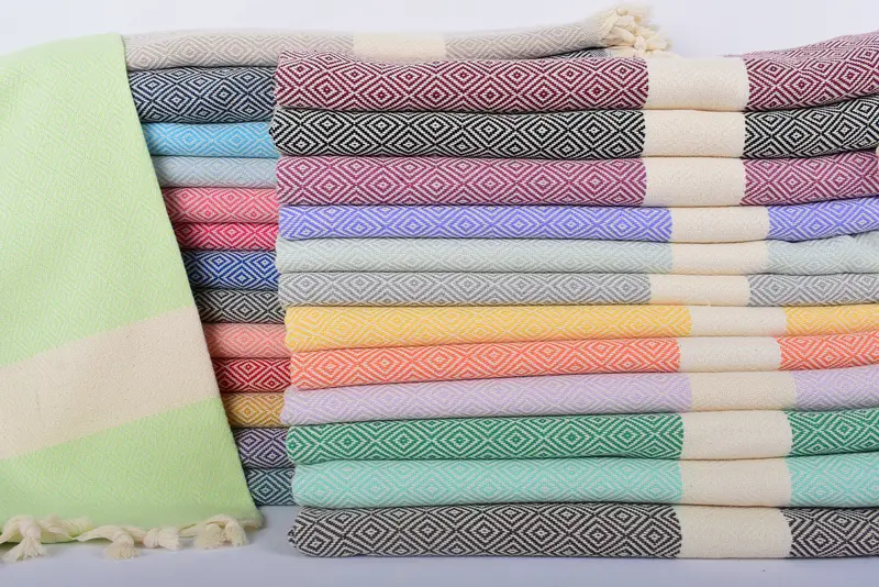 Turkish Hand Towel, Custom Turkish Towel, 36x20 Cotton Diamond Towel, Bachelorette Towel, Bridesmaid Gift Towel, Personalized Gift, Bathroom Towels - 3