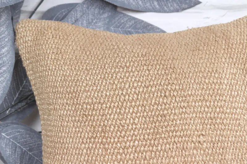 12x12 Beige Cushion Case, Turkish Pillow, Pillow Sham, Kilim Pillow, Cotton Cushion, Kilim Pillow Cover, Living Room Throw Cushion Case - 2