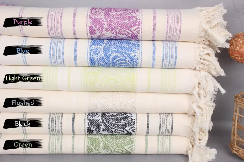 Cotton Towel Organic Scorpion Design, Bath Towel, 40x71 Inches