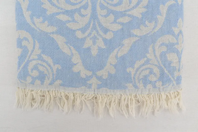 Gym Towel, Absorbent towel, 68x36 Cotton Baroque Towel, Housewarming Gift, Bathroom Towel, Peshtemal beach towel with unique design, Thin towel - 5