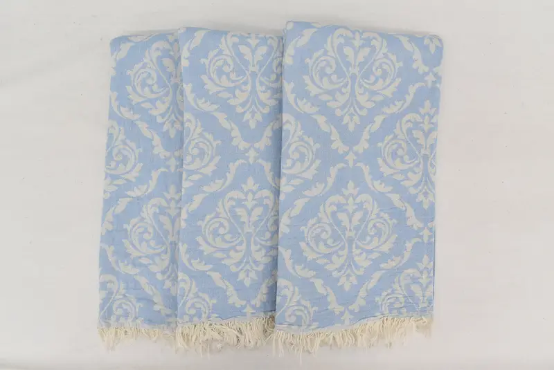 Gym Towel, Absorbent towel, 68x36 Cotton Baroque Towel, Housewarming Gift, Bathroom Towel, Peshtemal beach towel with unique design, Thin towel - 6