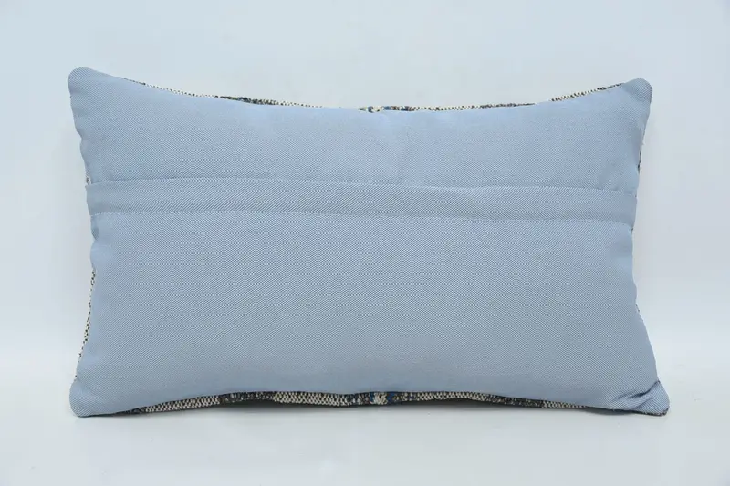 Handmade Throw Cushion Case, Vintage Pillow, Pillow for Sofa, 12x20 Beige Cushion, Bohemian Cushion Pillow, Pillow Sham, Boho Pillow, Indoor Cushion - 6