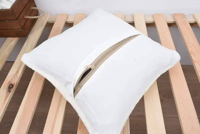 Pillow for Sofa, Authentic Pillow Case, Boho Pillow Sham Cover, 14x14 White Cushion, Shabby Chic Cushion Case, Pillow Case, Home Decor Pillow - 8