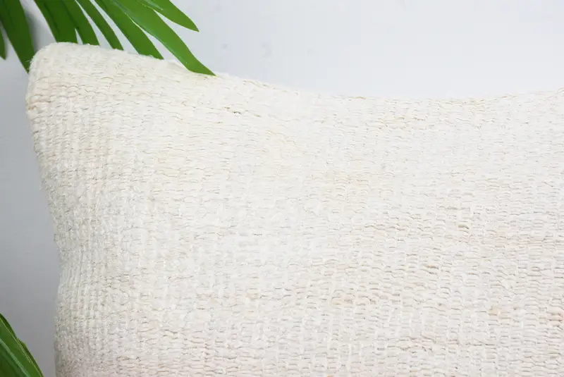 Pillow for Sofa, Authentic Pillow Case, Boho Pillow Sham Cover, 14x14 White Cushion, Shabby Chic Cushion Case, Pillow Case, Home Decor Pillow - 2