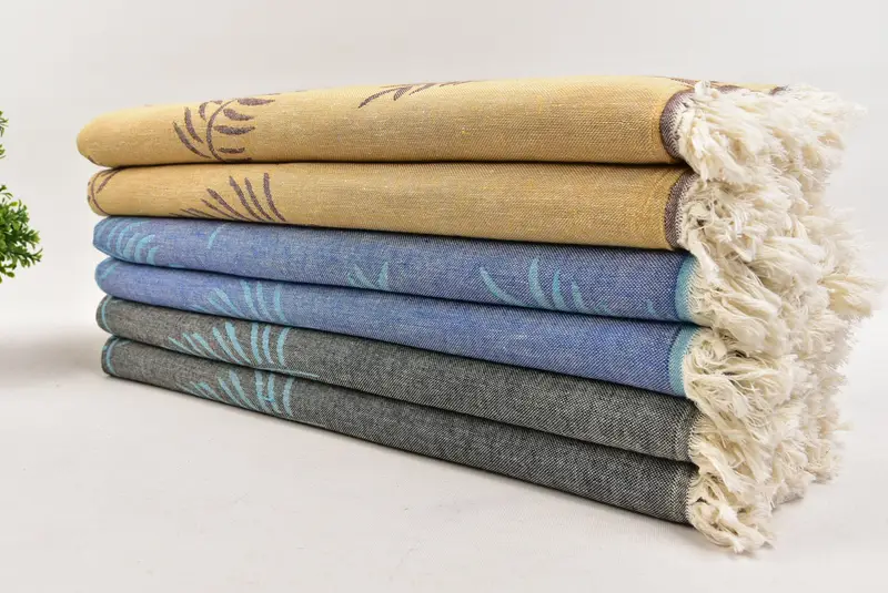 Absorbent Turkish towel, Personalized Turkish Towel, 70x40 Cotton Floral Patterned Towel, Summer Towel, Bridesmaid Proposal Gift, Bridal Shower Gift - 3