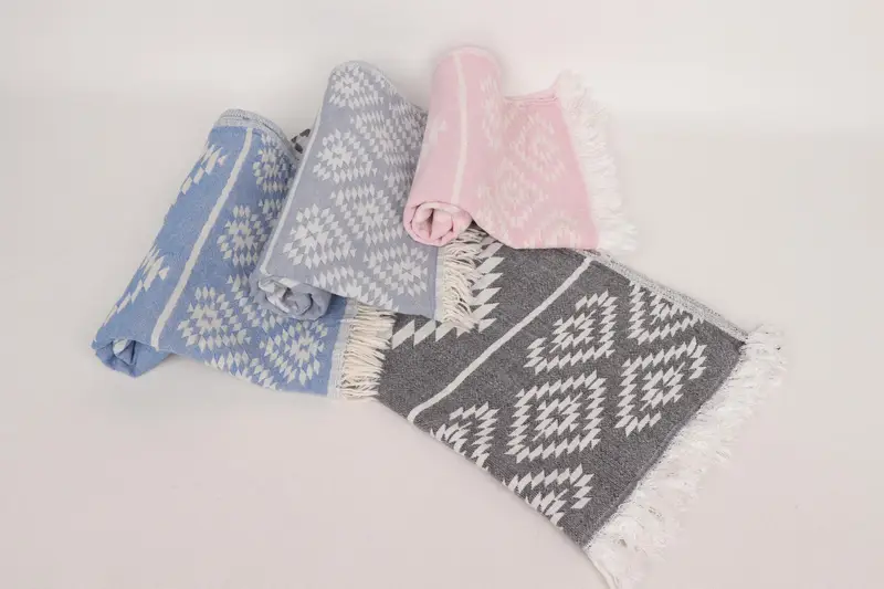 Turkish Hand Towel, Wedding Favors, 40x20 Cotton Kilim Towel, Bridesmaid Gifts, Bachelorette Party Items, Custom Wedding Gifts, Bathroom Hand Towel - 5