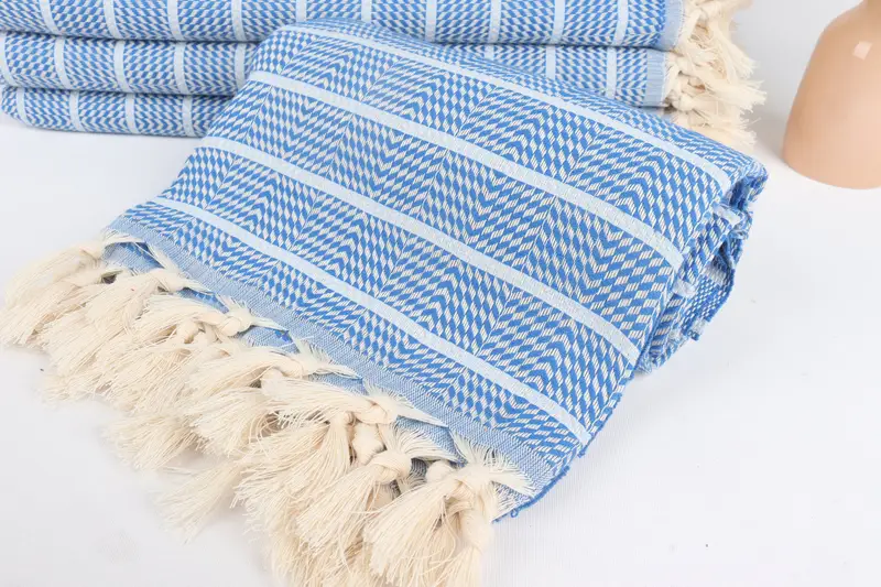 Gym Towel, Bridesmaid Gift Towel, 70x40 Cotton Striped Towel, Grandma Gift, Bridal Shower Gift, Beach Towel Personalized, Home Decor Gifts - 4