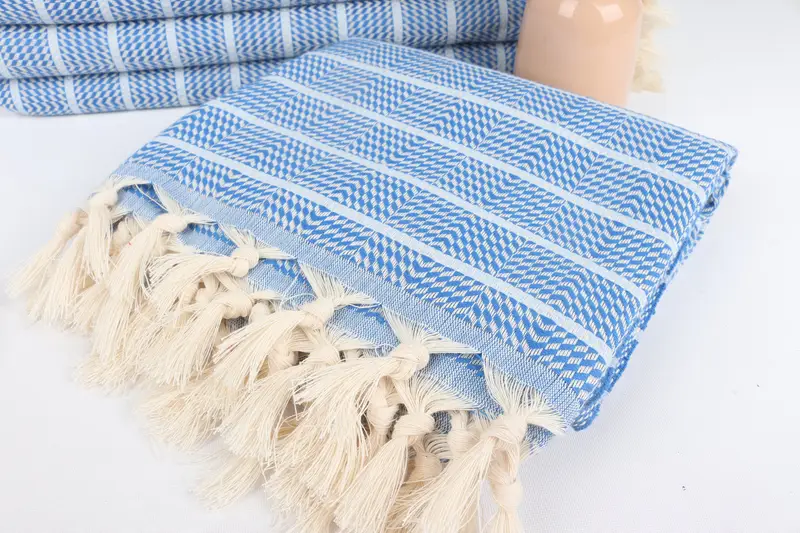 Gym Towel, Bridesmaid Gift Towel, 70x40 Cotton Striped Towel, Grandma Gift, Bridal Shower Gift, Beach Towel Personalized, Home Decor Gifts - 5