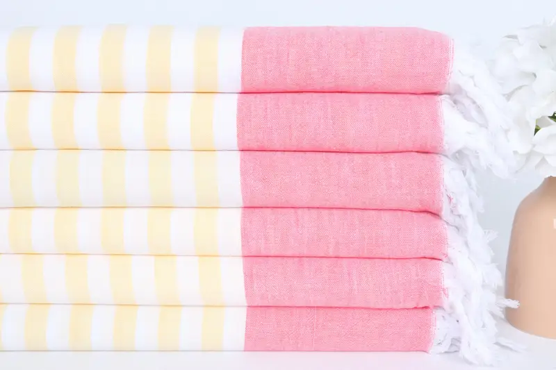 70x36 Cotton Striped Towel, Personalized Turkish Towel, Yoga Towel, Personalized Beach Towel, Bridal Party Gifts, Lightweight Turkish towel - 3