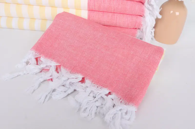 70x36 Cotton Striped Towel, Personalized Turkish Towel, Yoga Towel, Personalized Beach Towel, Bridal Party Gifts, Lightweight Turkish towel - 4