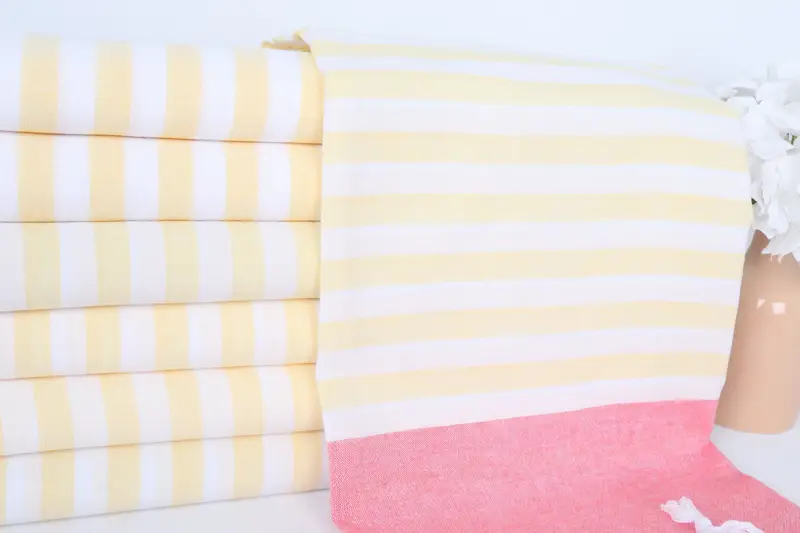 70x36 Cotton Striped Towel, Personalized Turkish Towel, Yoga Towel, Personalized Beach Towel, Bridal Party Gifts, Lightweight Turkish towel - 2