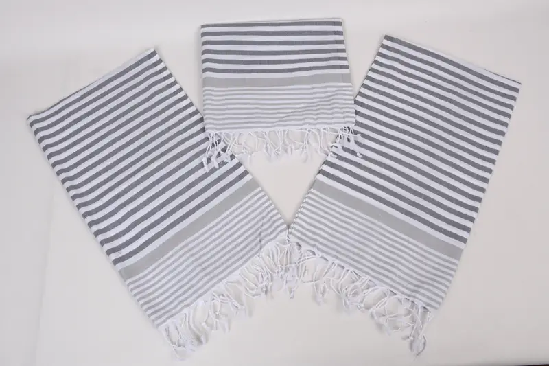 Personalized Kitchen Towel, 40x24 Cotton Striped Towel, Turkish Towel Hand Towel, Personalized Hand Towel, Embroidery Towel, Bridal Shower Gifts - 6