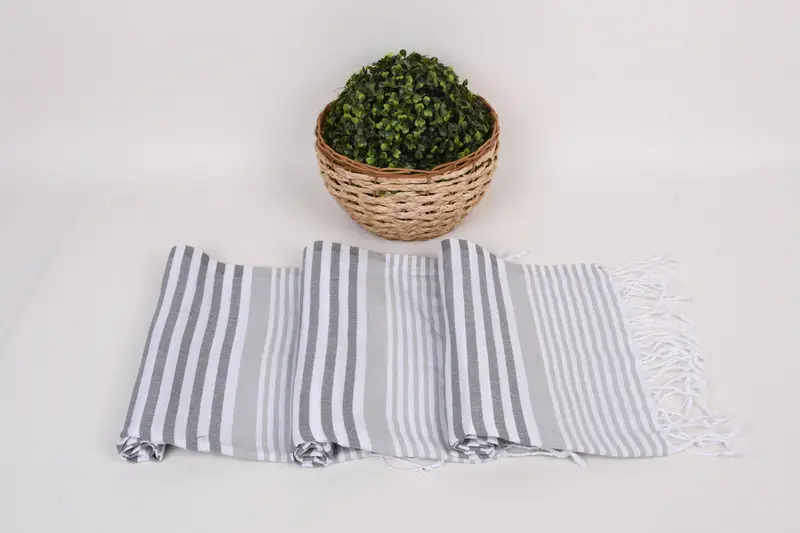 Personalized Kitchen Towel, 40x24 Cotton Striped Towel, Turkish Towel Hand Towel, Personalized Hand Towel, Embroidery Towel, Bridal Shower Gifts - 8