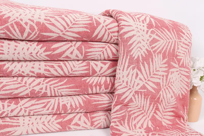 Throw Blanket Couch, 100x80 Cotton Floral Patterned Towel, Gift For The Home Decor, Turkish Blanket, Personalize Gift, Bedspread, Turkish Bedcover - 2