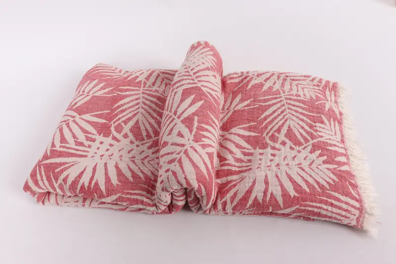 Throw Blanket Couch, 100x80 Cotton Floral Patterned Towel, Gift For The Home Decor, Turkish Blanket, Personalize Gift, Bedspread, Turkish Bedcover - 6