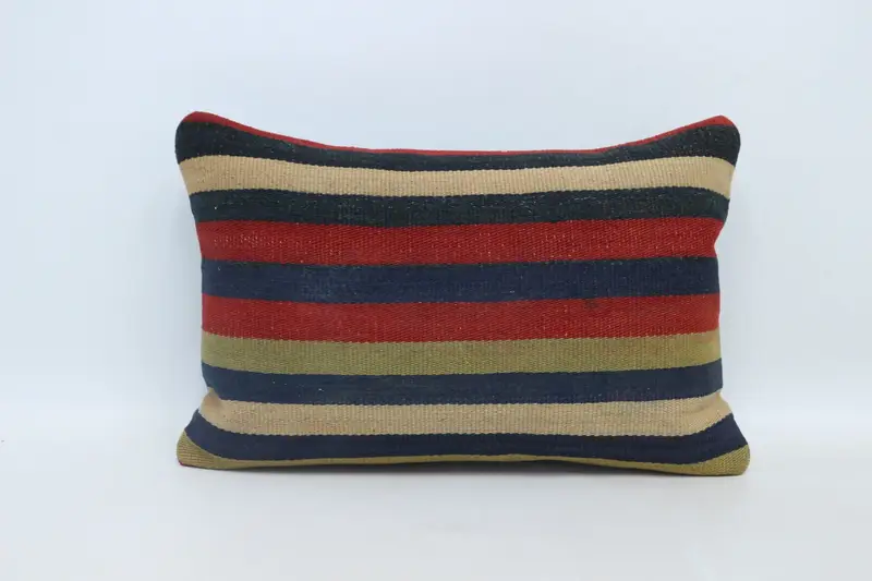 16x24 Blue Cushion, Pillow, Decorative Throw Pillow, Pattern Throw Pillow, Antique Pillows, Turkish Pillow, Interior Designer Pillow - 1