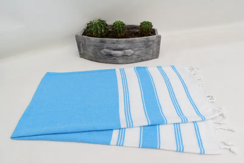 44x24 Cotton Striped Towel, Organic Tea Towel, Turkish Hand Towel, Custom Turkish Towel, Wedding Favors, Bridal Gifts, Personalized Kitchen Towel - 6