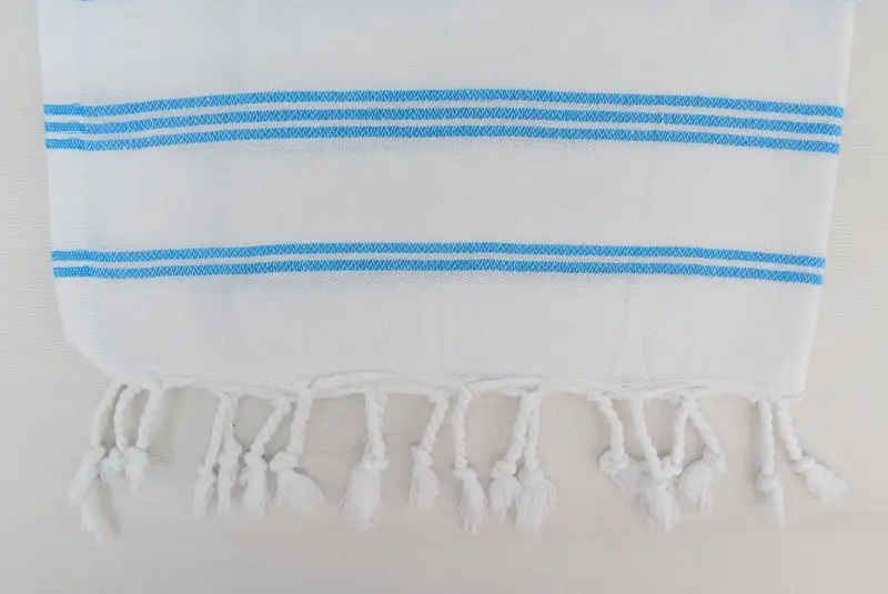 44x24 Cotton Striped Towel, Organic Tea Towel, Turkish Hand Towel, Custom Turkish Towel, Wedding Favors, Bridal Gifts, Personalized Kitchen Towel - 4