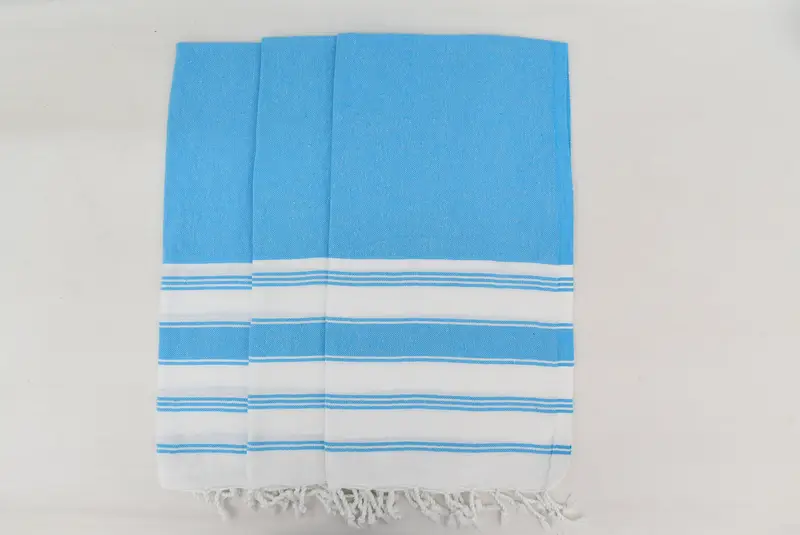 44x24 Cotton Striped Towel, Organic Tea Towel, Turkish Hand Towel, Custom Turkish Towel, Wedding Favors, Bridal Gifts, Personalized Kitchen Towel - 5