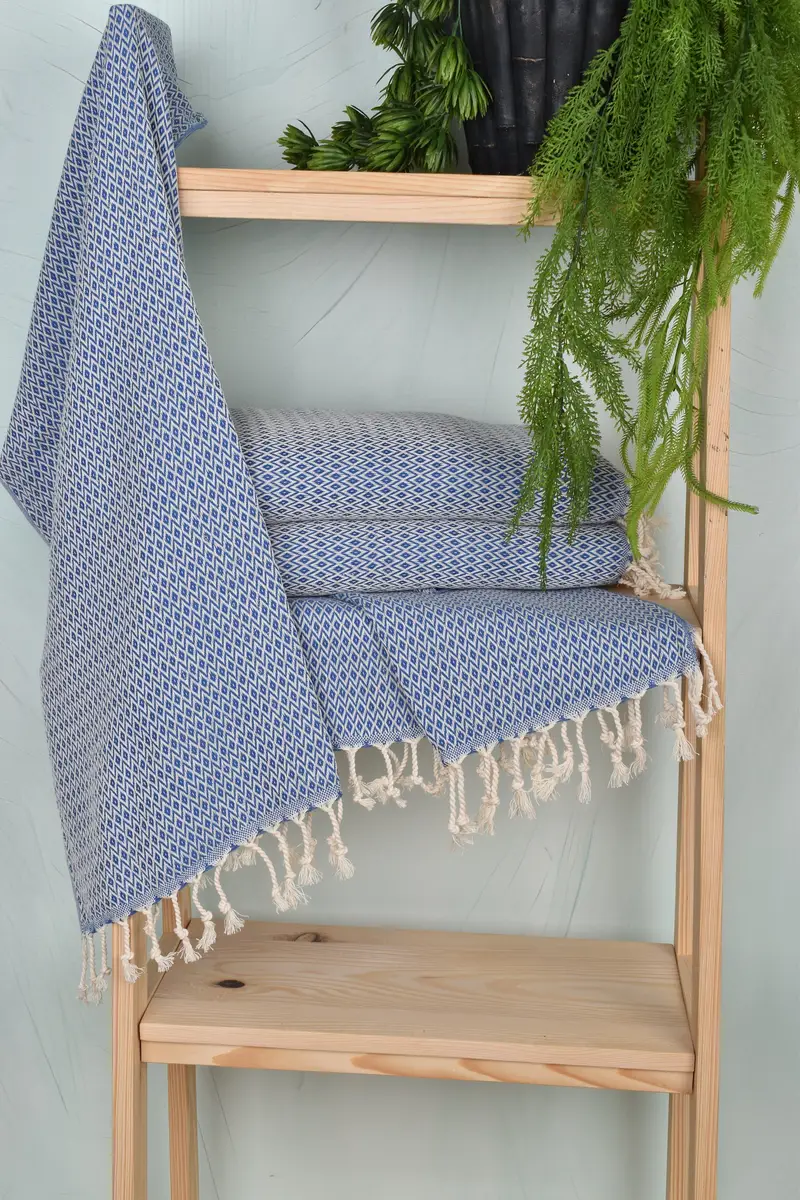 40x20 Cotton Diamond Towel, Turkish Tea Towel, Personalized Gift, Towel With Name, Small Bath Towels, Housewarming Gift, Bathroom Hand Towel - 6