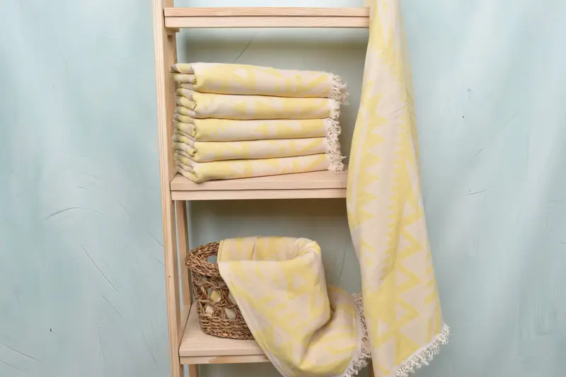 Travel towel, Unique Wedding Gift, Summer Towel, Bride Gift, Bachelorette Party Decorations, 76x40 Cotton Geometric Towel, Bachelorette Party Favors - 4