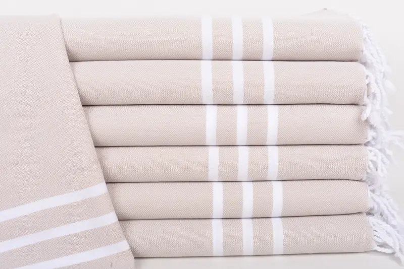 Maid Of Honor Gift, Personalized Dish Towel, Personalized Hand Towel, Monogram Kitchen Towel, Gift For The Home Decor, 40x20 Cotton Striped Towel - 1