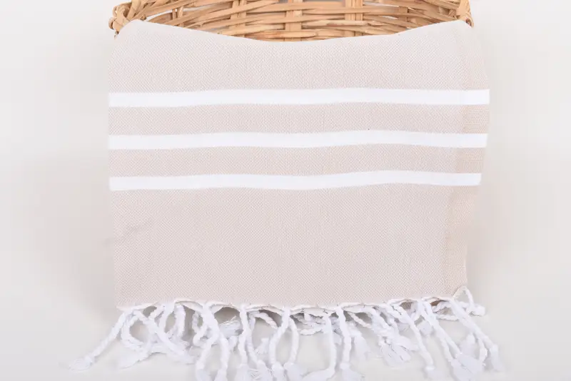 Maid Of Honor Gift, Personalized Dish Towel, Personalized Hand Towel, Monogram Kitchen Towel, Gift For The Home Decor, 40x20 Cotton Striped Towel - 5