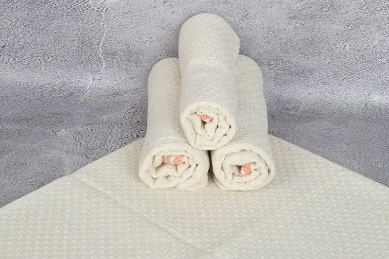Custom Hand Towel, 38x18 Cotton Striped Towel, Organic Tea Towel, Personalized Gift, Bridal Shower Gift, Bathroom Towel, Personalized Kitchen Towel - 7