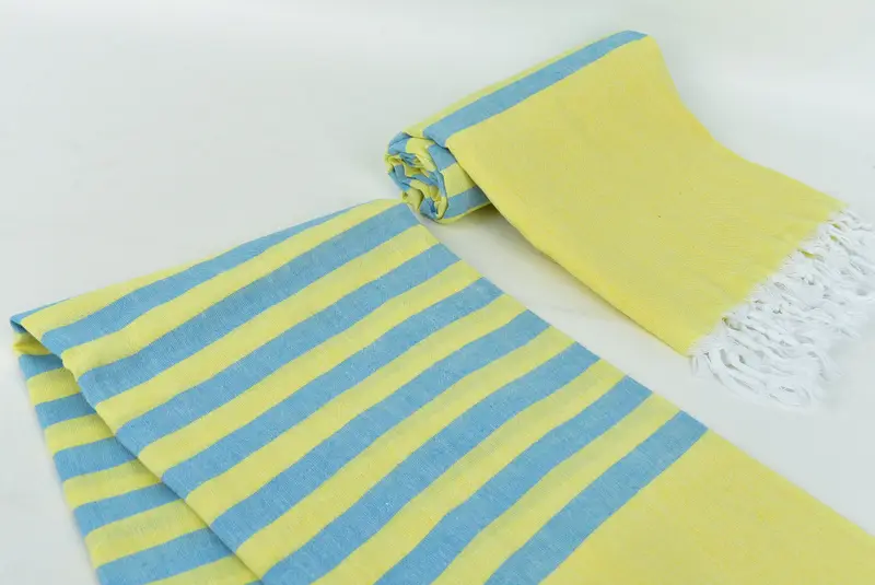 Oversized lightweight Turkish bath towel USA, Gift For Bride, Travel towel, 70x36 Cotton Striped Towel, Home Decor Gifts, Beach towel, Pool Towels - 7
