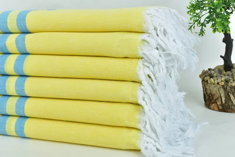 Oversized lightweight Turkish bath towel USA, Gift For Bride, Travel towel, 70x36 Cotton Striped Towel, Home Decor Gifts, Beach towel, Pool Towels - 3
