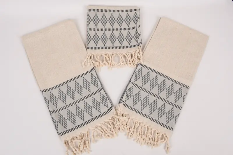 Türk havlu el havlu, nedime hediyesi, bekarlığa veda hediyeleri, 40x20 keten Kilim tasarım havlu, küçük banyo havlu, kişiselleştirilmiş mutfak havlu - 6