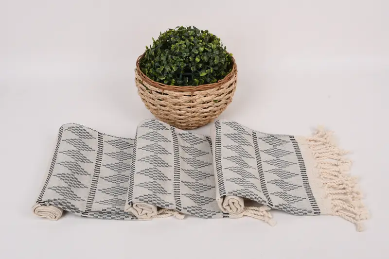 Türk havlu el havlu, nedime hediyesi, bekarlığa veda hediyeleri, 40x20 keten Kilim tasarım havlu, küçük banyo havlu, kişiselleştirilmiş mutfak havlu - 8