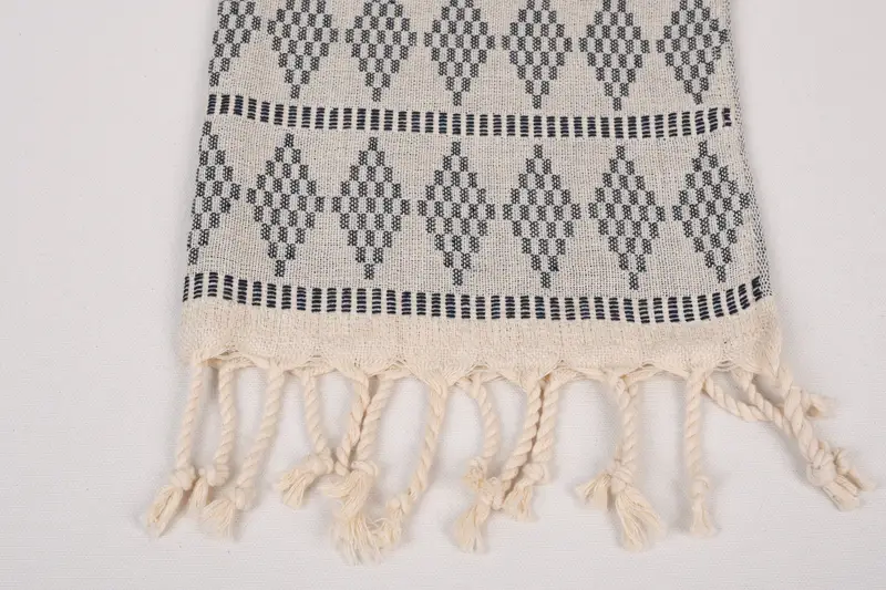 Türk havlu el havlu, nedime hediyesi, bekarlığa veda hediyeleri, 40x20 keten Kilim tasarım havlu, küçük banyo havlu, kişiselleştirilmiş mutfak havlu - 3