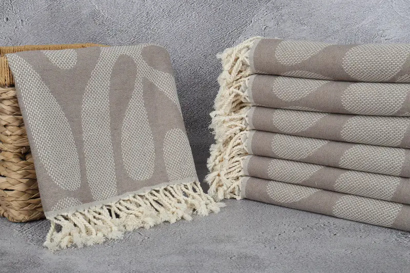 Cotton towel, 70x40 Cotton Whale Design Towel, Turkish beach towel, Home Decor Towel, Bridal Shower Favors, Bulk Order Towel, Organic Cotton Towel - 4