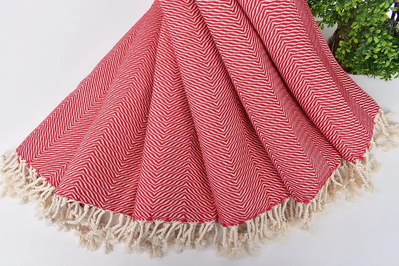 Travel Towel, Christmas Gift, Bathroom Towels, Wedding Gift, 40x20 Cotton Chevron Towel, Personalized Dish Towel, Guest Towel, Bridesmaid Gift - 4