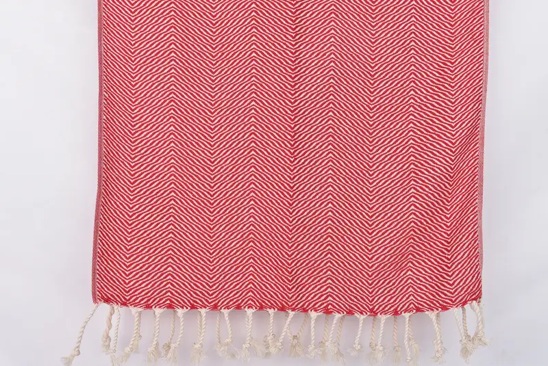 Travel Towel, Christmas Gift, Bathroom Towels, Wedding Gift, 40x20 Cotton Chevron Towel, Personalized Dish Towel, Guest Towel, Bridesmaid Gift - 8