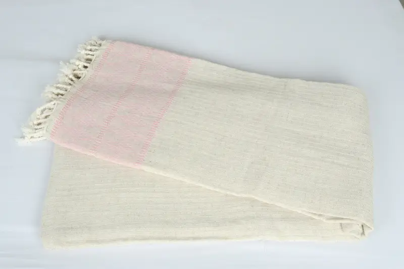 Bridal Shower Gifts, Throw Blanket, Wedding Favors, Christmas Tablecloth, 100x88 Linen Kilim Design Towel, Organic Beach Blanket, Custom Blanket - 6